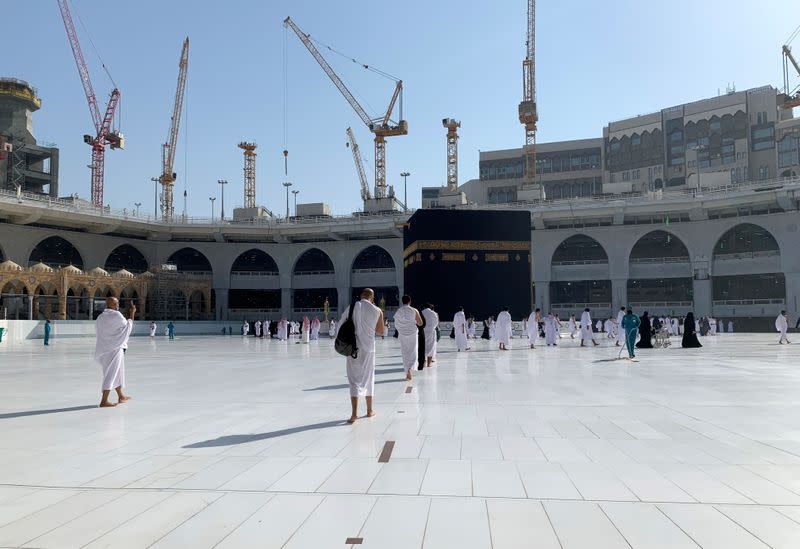 Grand Mosque after Saudi authorities ease COVID-19 restrictions in the holy city of Mecca