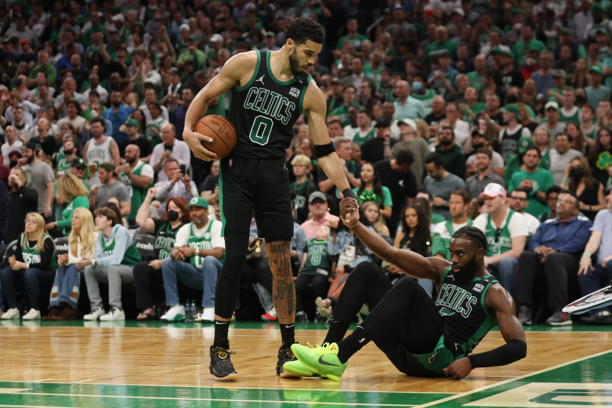 Jayson Tatum and Larry Bird legends never die Boston Celtics