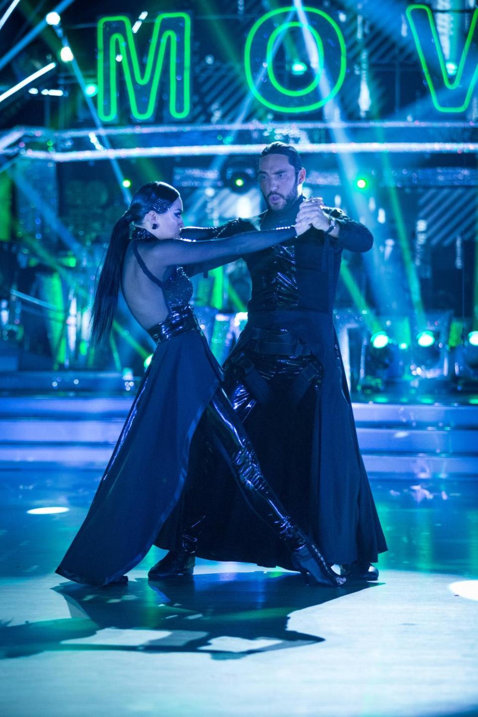 Passionate Paso Doble: Seann Walsh and Katya Jones dancing on last weekend's episode (BBC)