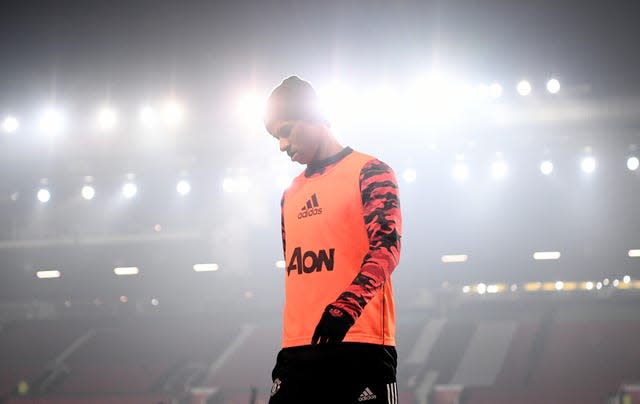 Marcus Rashford at Old Trafford