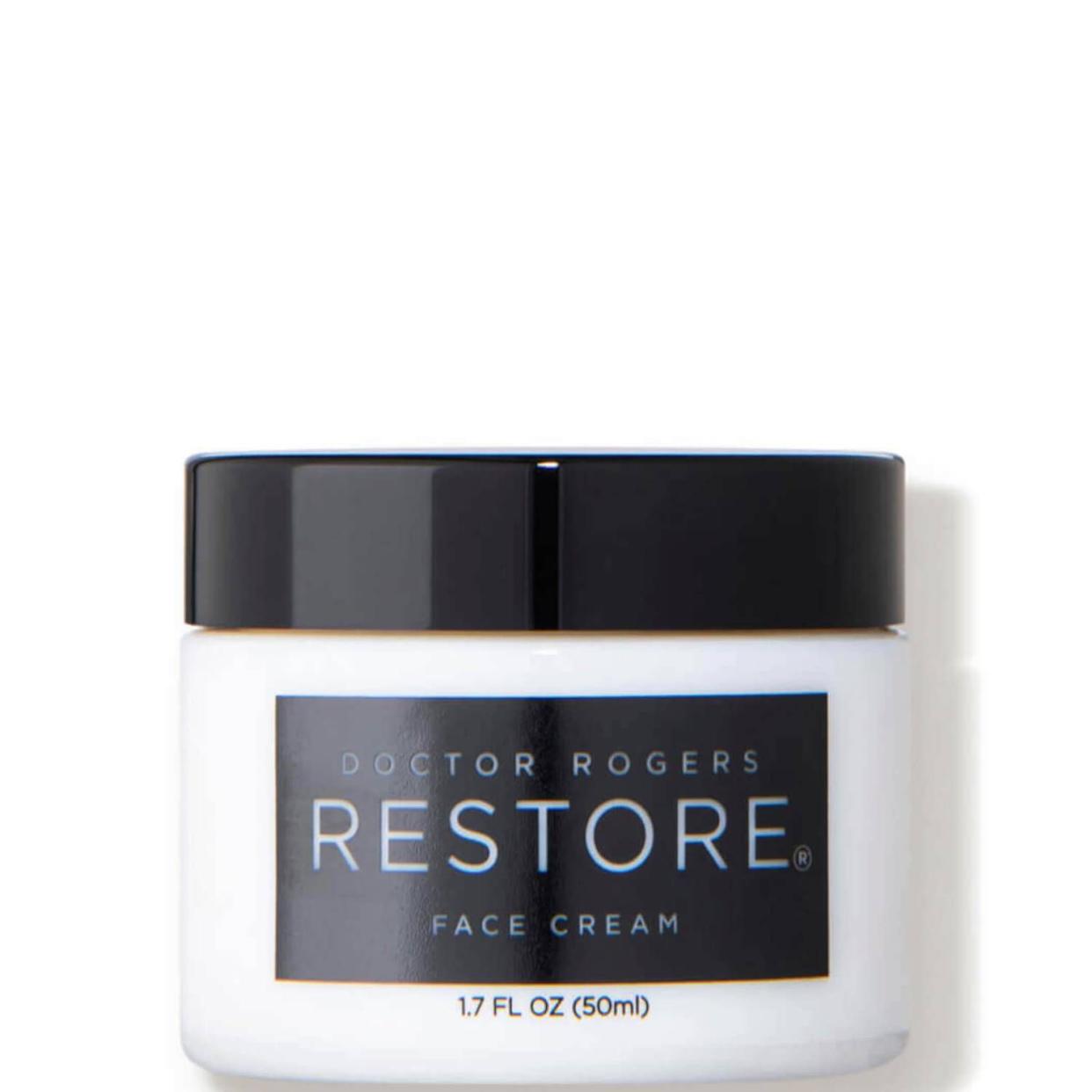 <p>RESTORE Face Cream </p><p>dermstore.com</p><p>$72.00</p><p><a href="https://go.redirectingat.com?id=74968X1596630&url=https%3A%2F%2Fwww.dermstore.com%2Fdoctor-rogers-restore-restore-face-cream-1.7-fl.-oz.%2F12902783.html&sref=https%3A%2F%2Fwww.harpersbazaar.com%2Fbeauty%2Fskin-care%2Fa42178159%2Fbest-tips-eczema-flare-ups-experts%2F" rel="nofollow noopener" target="_blank" data-ylk="slk:Shop Now;elm:context_link;itc:0;sec:content-canvas" class="link rapid-noclick-resp">Shop Now</a></p><span class="copyright">dermstore.com</span>