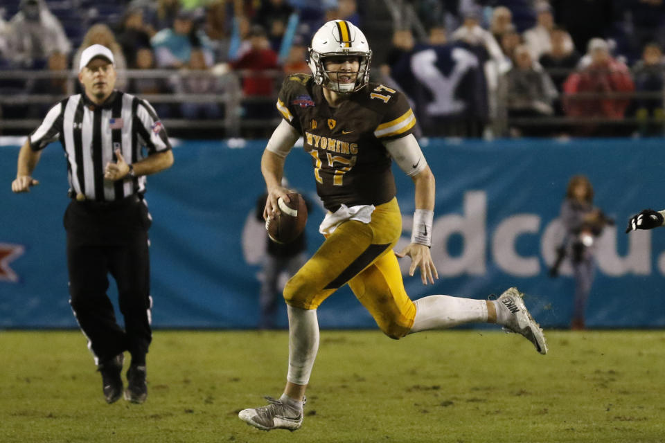 Have you purchased your Josh Allen NFL draft stock yet? (AP Photo/Ryan Kang, File)