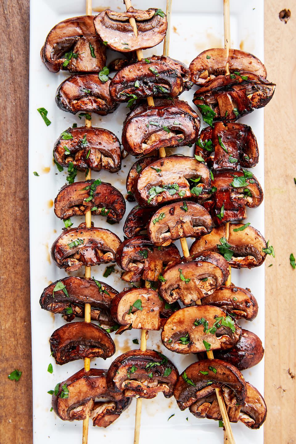 Grilled Balsamic Mushrooms