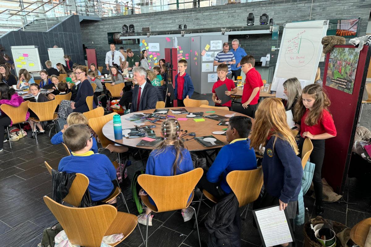 Students from across 10 schools took part in the event <i>(Image: Welsh Government)</i>