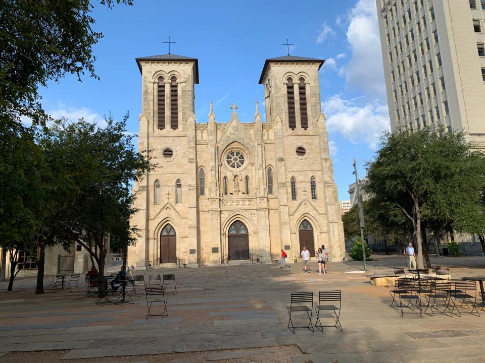 The oldest parts of San Fernando Cathedral go back 300 years to the founding of the city, when it served the church for the San Antonio colonists, as opposed to the five surviving missions, which were directed at Native American converts. The French Gothic exterior was added later.