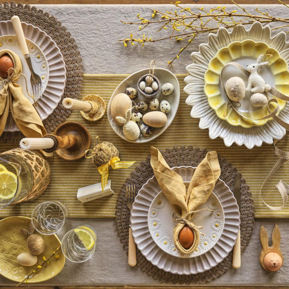 easter tablescape