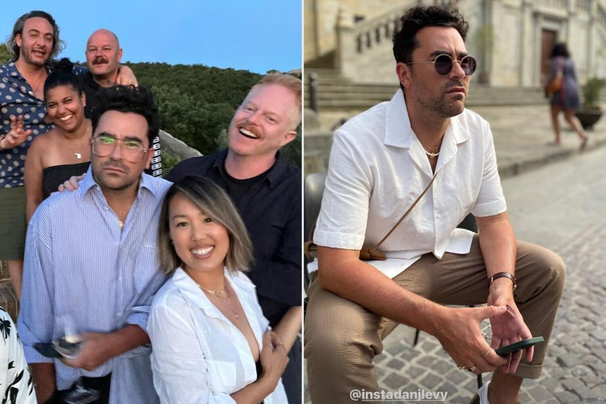 JTF Apologizes to friend Dan Levy for posting "constipated" vacation pic: "i really looked cute in them