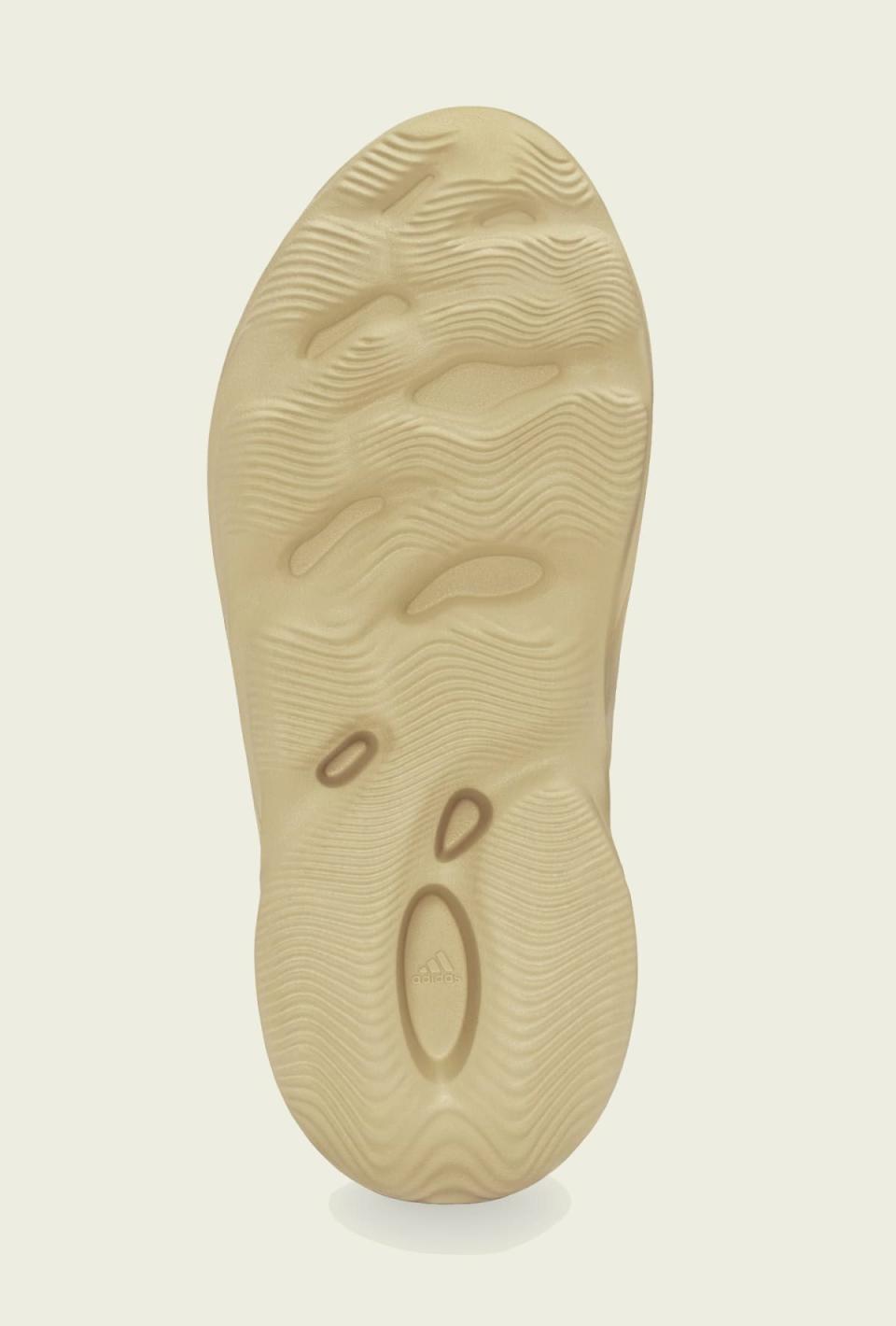 The outsole of the Adidas Yeezy Foam Runner “Desert Sand.” - Credit: Courtesy of Adidas