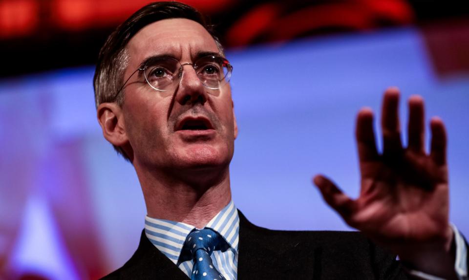 The ERG, led by Jacob Rees-Mogg, abstained from Thursday's vote (Getty Images)