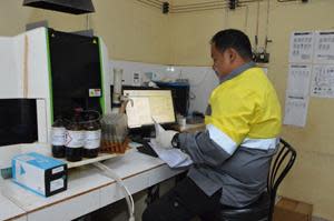 Atomic Absorption Spectrometer at Assay Laboratory