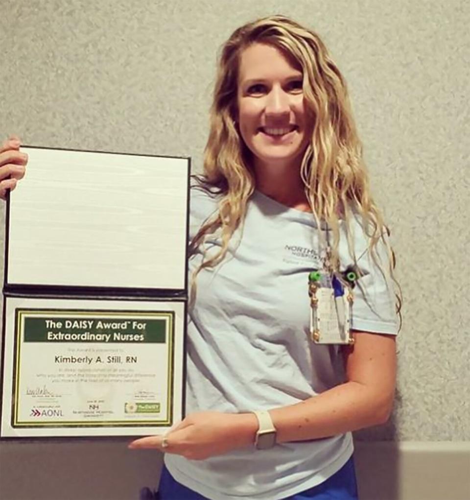 Georgia nurse that adopts dog after patient dies receives award