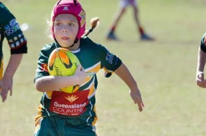 Charli Berghauser says her tumour stops her from playing rugby. Source: GoFundMe