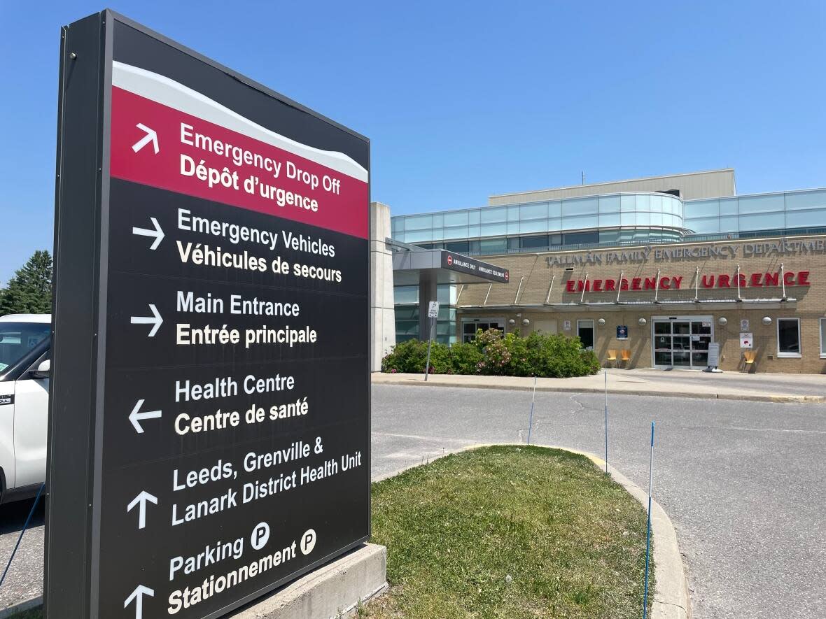 The Kemptville District Hospital has a new partnership with The Ottawa Hospital. (Nicole Williams/CBC - image credit)