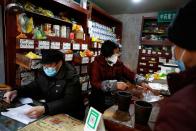 Traditional Chinese medicine at a pharmacy in Yongquan county