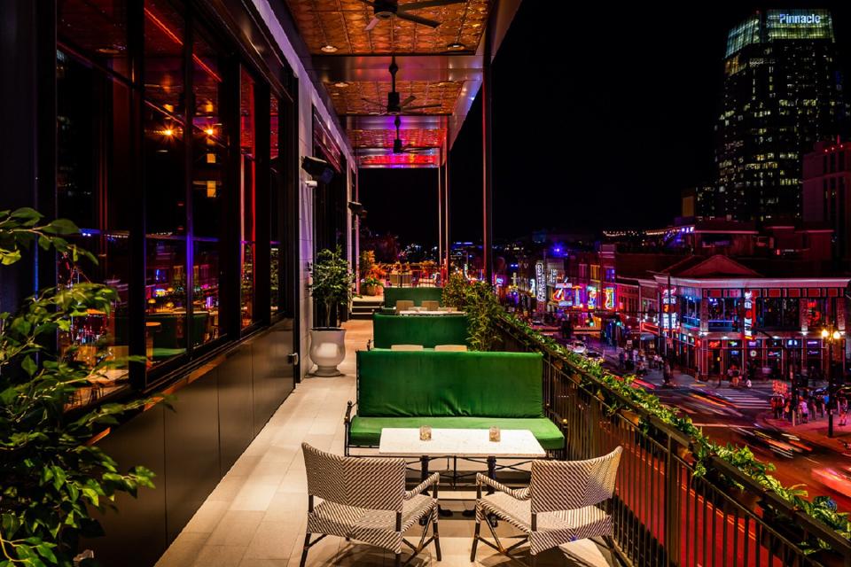 The Supper Club Balcony with View at The Twelve Thirty Club in Nashville