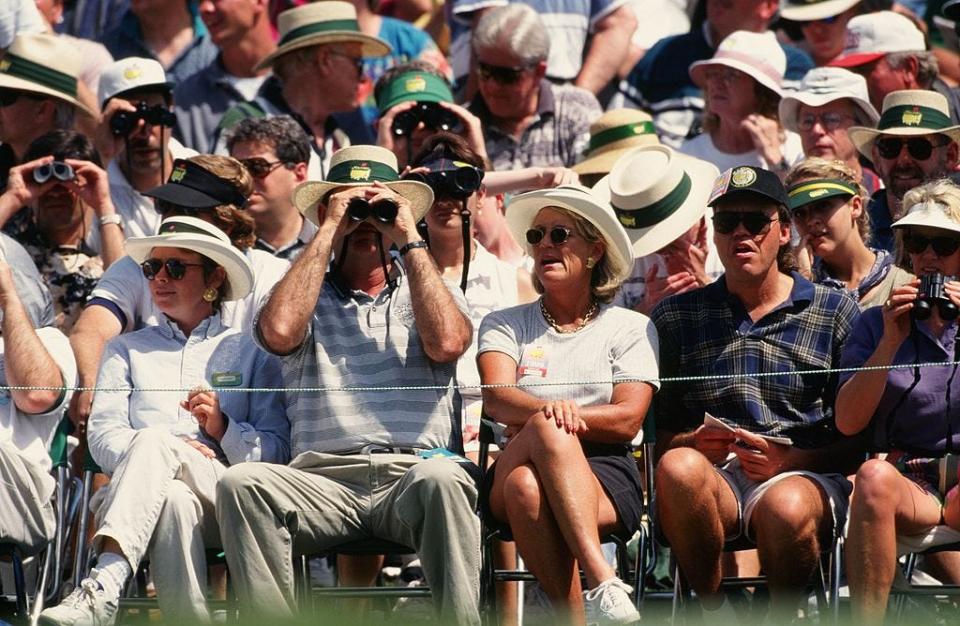 Masters patrons at Augusta National