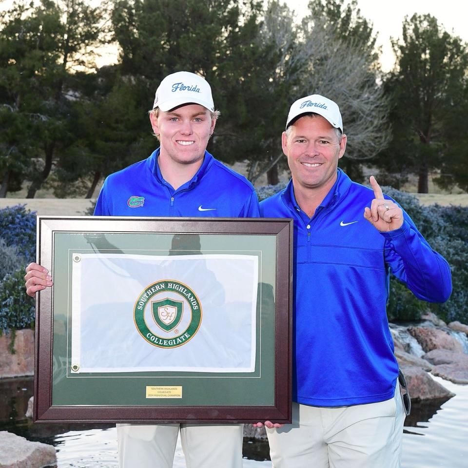 Florida’s Ian Gilligan won the Southern Highlands Collegiate. (Photo: Florida Athletics)