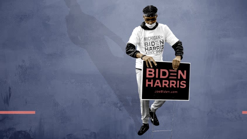 A Biden voter.