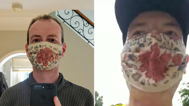 Dr Tom Lawton, the doctor who ran 35km with a mask to prove they don't stop oxygen.