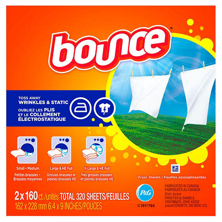 Bounce Fabric Softener Dryer Sheet Outdoor Fresh (2 x 160 ct.)