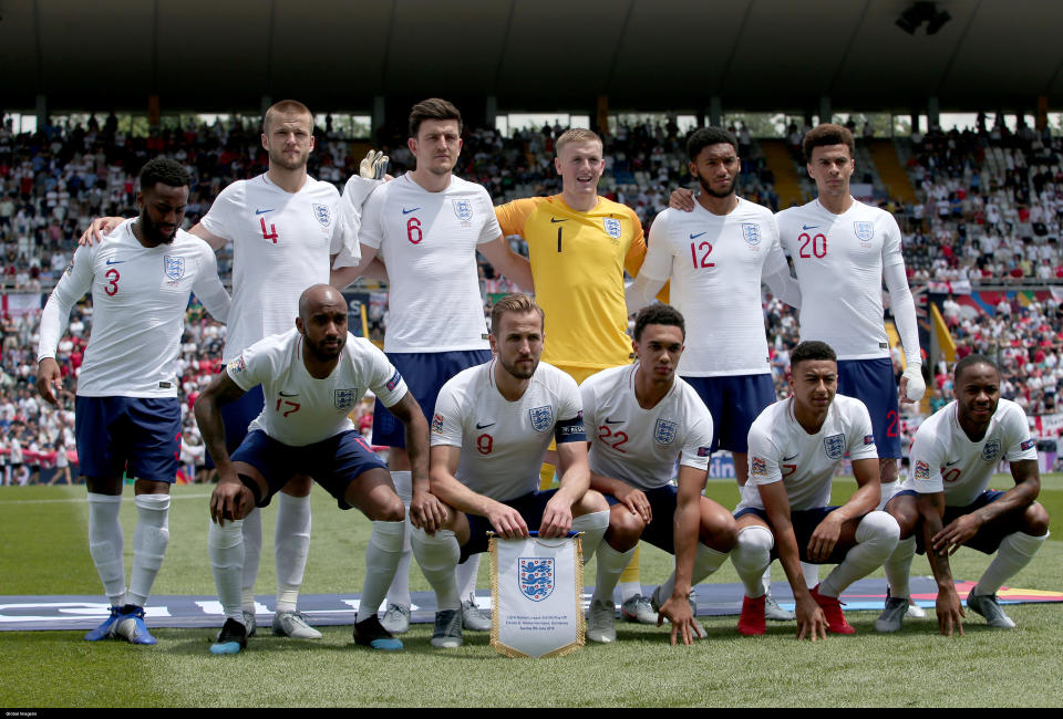 Guimar�es, 06/09/2019 - The National Team of Switzerland received this afternoon the National Team of England in the Stadium D. Afonso Henriques in match of assignment of 3º and 4º place, of League of Nations of the 2019 UEFA. (Miguel Pereira / Global Images/Sipa USA)