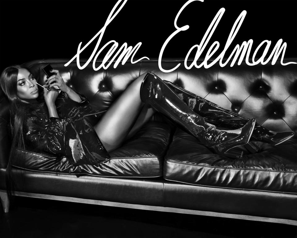 steven klein naomi campbell sam edelman patent high boots