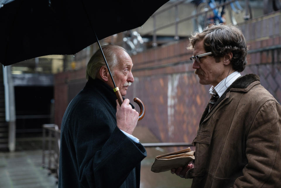 Picton (Charles Dance) and Marty (Michael Shannon) make an intriguing double act (Picture: BBC)