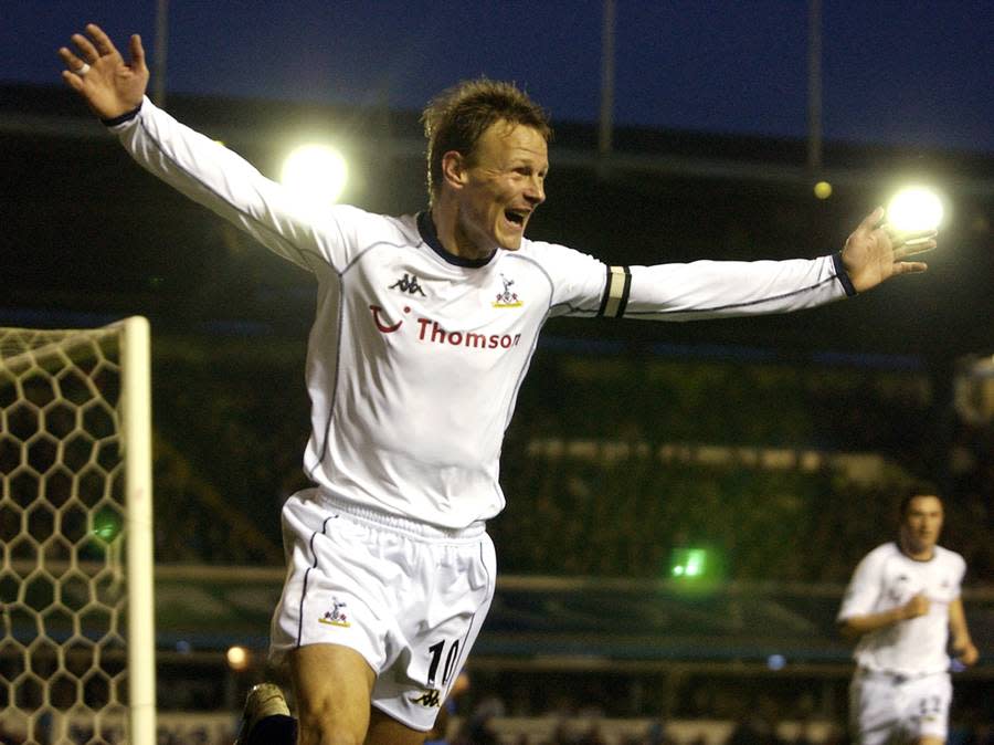 PLATZ 19 - TEDDY SHERINGHAM (Tottenham Hotspur): 124 Tore zwischen 1992 und 1997, sowie zwischen 2001 und 2003