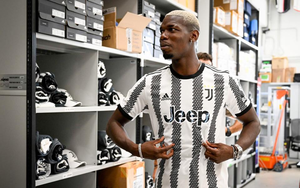 Paul Pogba at Juventus training centre - france world cup squad team news fixtures odds 2022 - Getty Images/Daniele Badolato