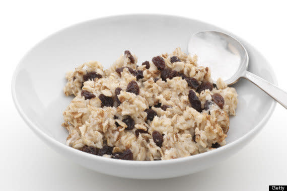 Really? Oatmeal is supposed to get us in the mood? Oatmeal? You mean the least sexy food of all time? The oh-so attractive breakfast mush is <a href="http://www.huffingtonpost.com/2013/09/18/best-foods-for-sex_n_3915457.html" target="_blank">high in an amino acid called L'arginine</a>, which is supposed to be "key to your partner's sexual readiness and yours." We don't really care <em>what</em> oatmeal does to our bodies. It definitely doesn't put us in the mood.