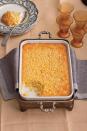 <p><strong>Recipe: <a href="https://www.southernliving.com/recipes/tees-corn-pudding-recipe" rel="nofollow noopener" target="_blank" data-ylk="slk:Tee’s Corn Pudding;elm:context_link;itc:0;sec:content-canvas" class="link ">Tee’s Corn Pudding</a></strong></p> <p>This classic holiday side requires just eight ingredients and a few stirs before it's ready to bake. </p>