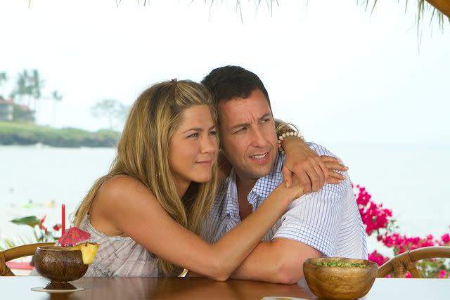 SONY PICTURES ENTERTAINMENT Jennifer Aniston and Adam Sandler in <em>Just Go with It</em> (2011)