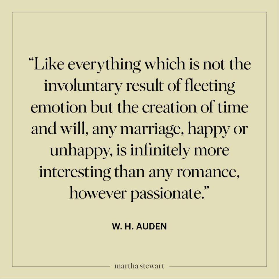 anniversary quote by W.H. Auden