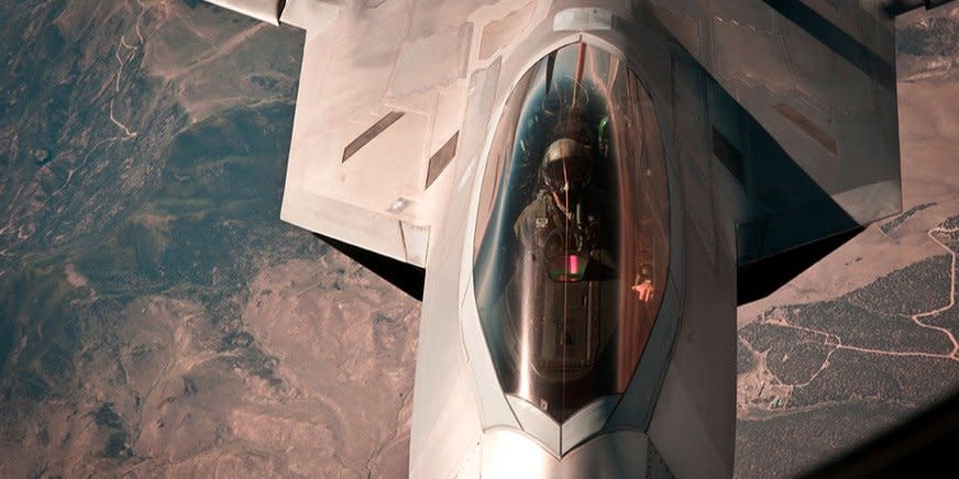 f 22 syria