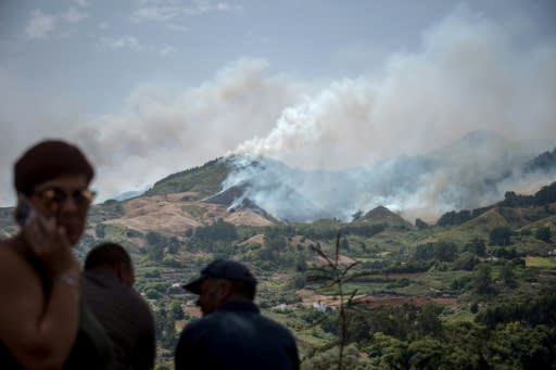 More than 600 firefighters battled to contain the flames on the popular holiday island