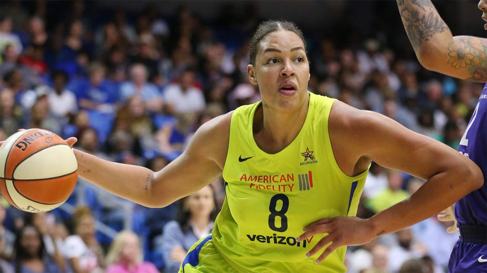 Liz Cambage scored a record 53 points in a single WNBA game. Pic: Getty