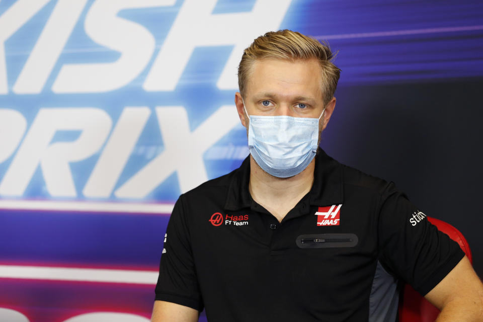 Seen here, Kevin Magnussen during his previous stint racing with the Haas F1 team.