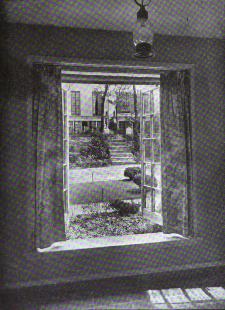 “What the Sixty-Fifth Street folk see out of their north hall window,” read the original caption on this image. University of Illinois Library