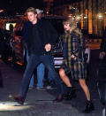 <p>After her high-profile romance with Tom Hiddleston, Swift went in the opposite direction with her current flame. The singer and the British actor have kept their romance <a rel="nofollow" href="https://www.yahoo.com/entertainment/taylor-swift-boyfriend-joe-alwyn-121251692.html" data-ylk="slk:extremely private;elm:context_link;itc:0;sec:content-canvas;outcm:mb_qualified_link;_E:mb_qualified_link;ct:story;" class="link  yahoo-link">extremely private</a>, but anyone who has listened to “Reputation” knows she’s completely head over heels for her boyfriend. (Photo: Splash News) </p>