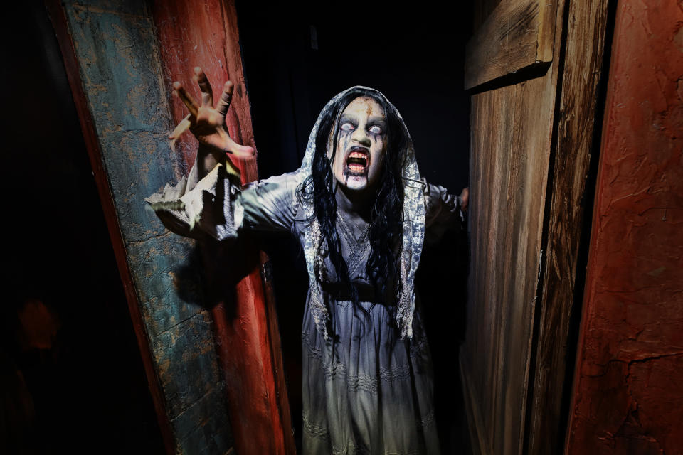 Plaza de los Muertos lies near the La Llorona: The Weeping Woman haunted house at Universal Studios Hollywood's Halloween Horror Nights. (Photo: Universal Studios Hollywood)