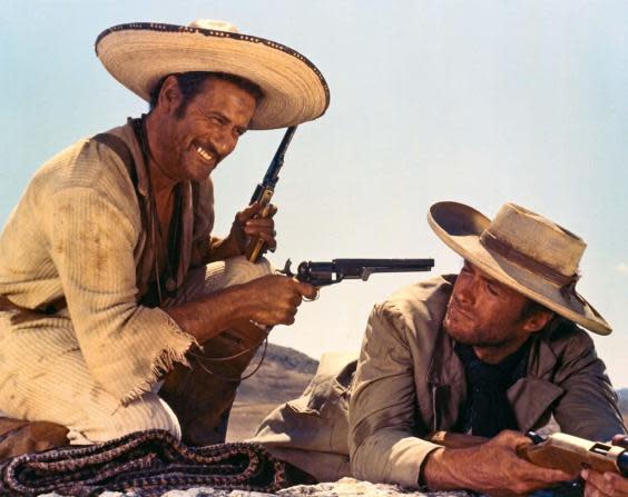 Eli Wallach and Clint Eastwood in ‘The Good, the Bad and the Ugly’ (United Artists)