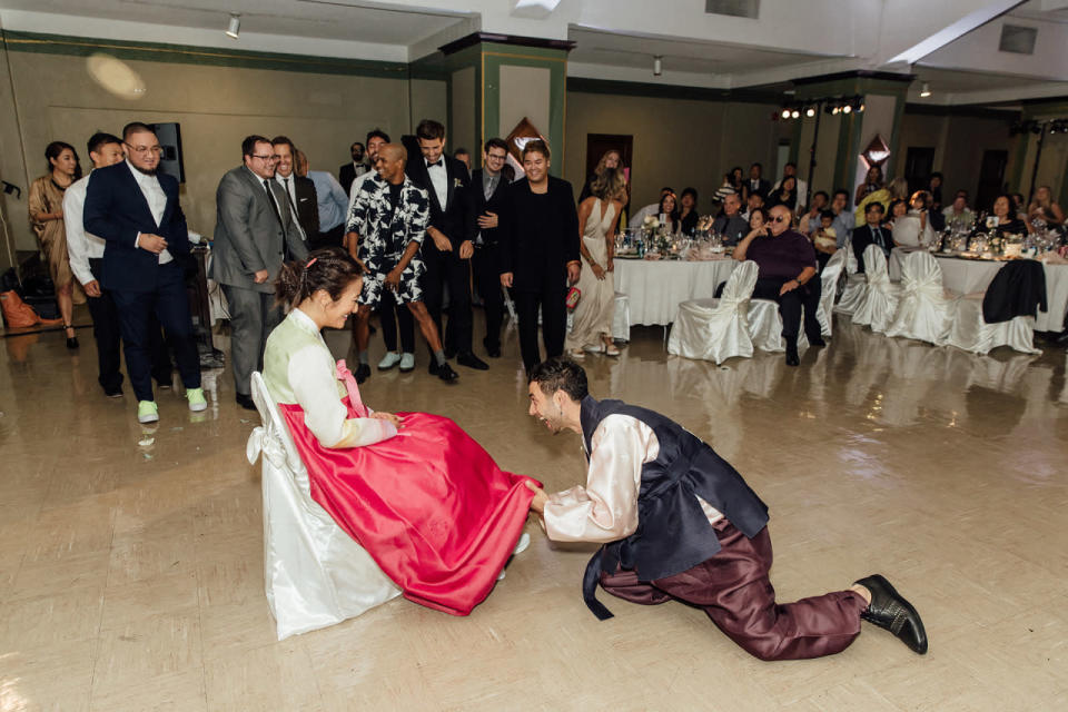 The Garter Toss