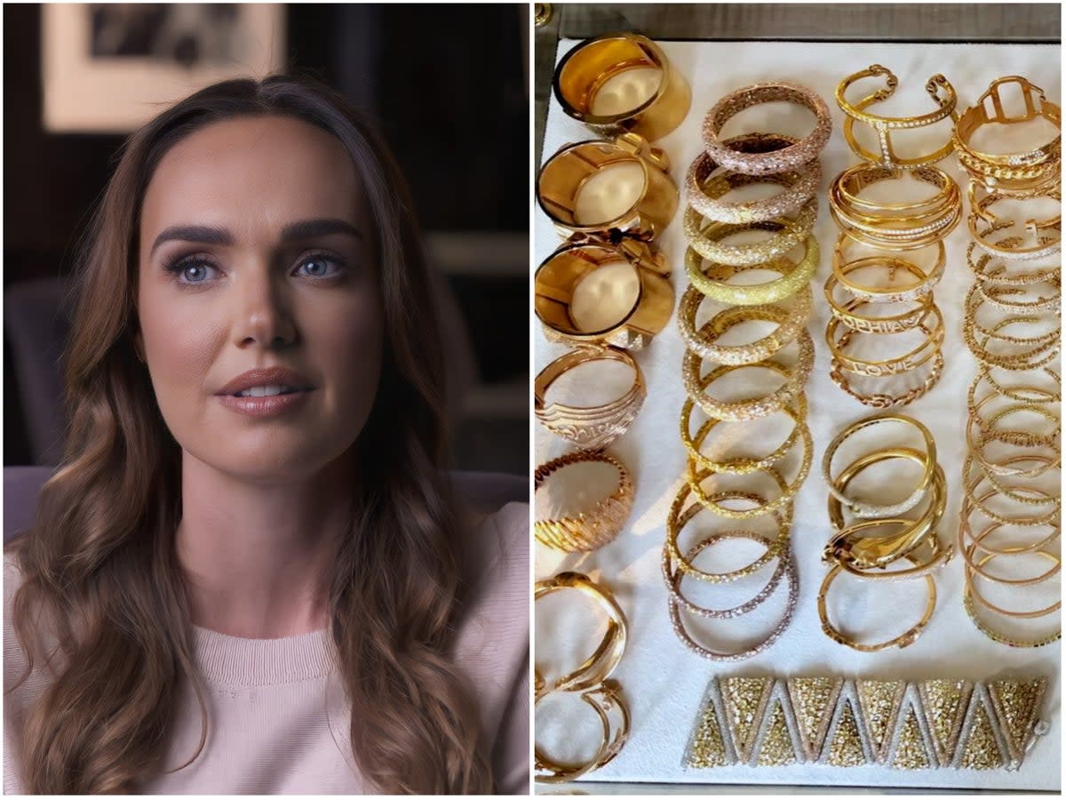 Tamara Ecclestone and her treasured jewellery collection  (BBC)