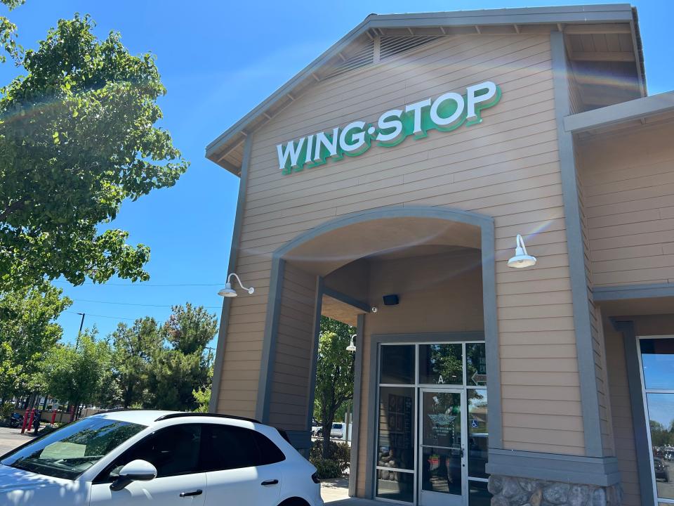 The new Wingstop in the Safeway-Lowe's shopping center recently opened in late June 2024.