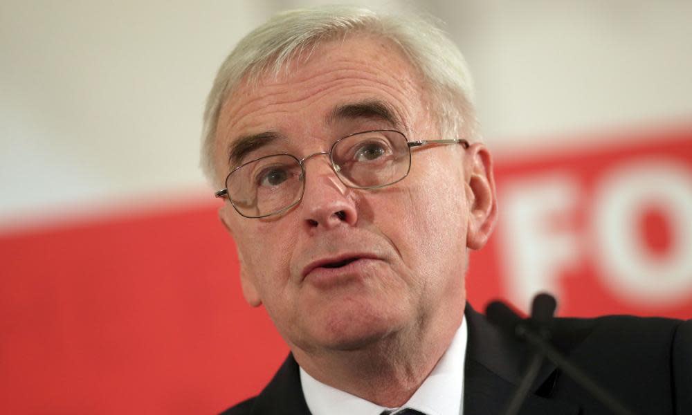 John McDonnell says Labour is keeping the option of another Brexit referendum on the table (Picture: PA)