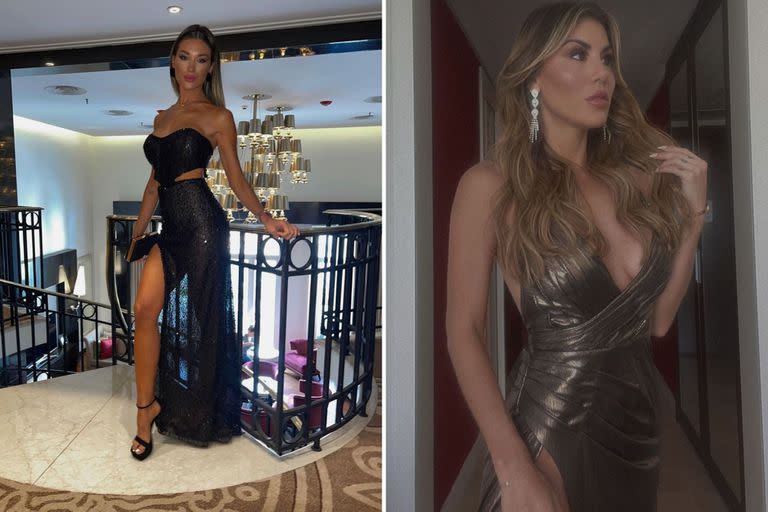 Los looks de Agustina Gandolfo y Muriel López Benítez para el casamiento