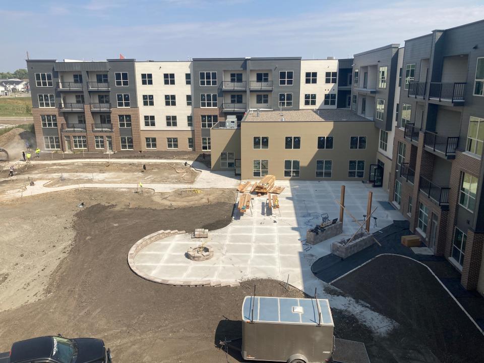 Attivo Trail, a new 55+ living community in Ankeny's Prairie Trail, is under construction and is expected to open later this fall.