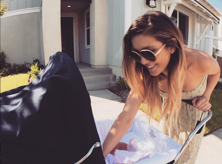 Audrina Patridge just posted the first photo of her daughter, Kirra