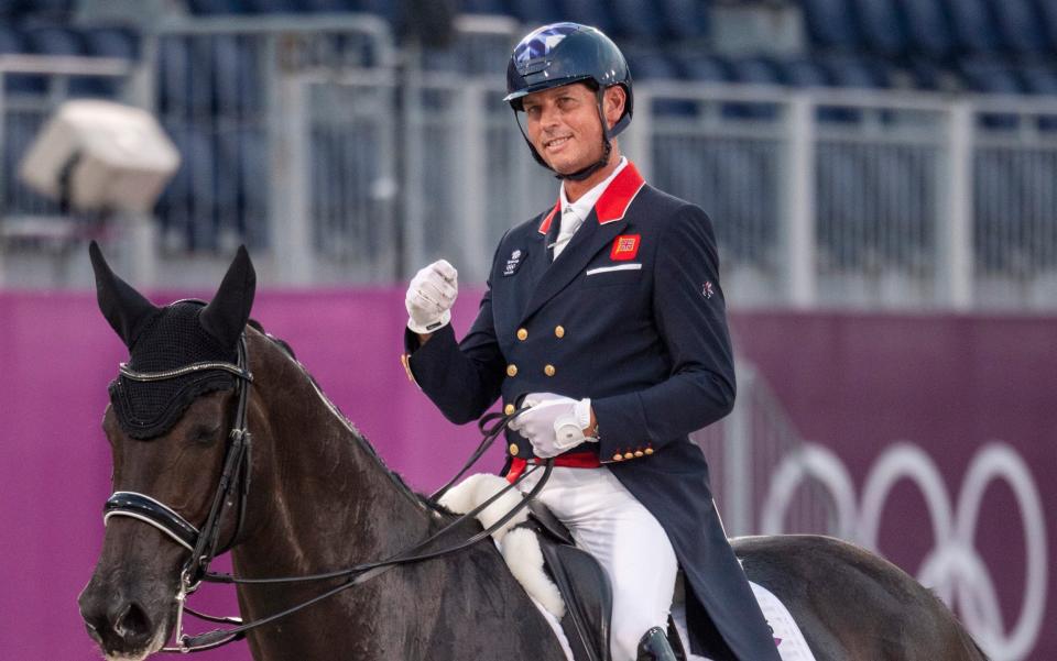 Carl Hester on En Vogue performing in the Dressage Individual - Paul Grover for the Telegraph