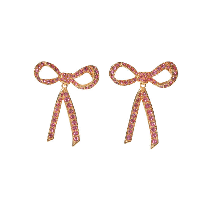 Oscar de la Renta Metal Bow Earring